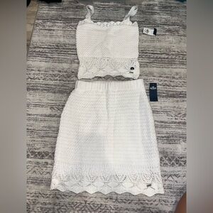 Hollister lace skirt and tank set